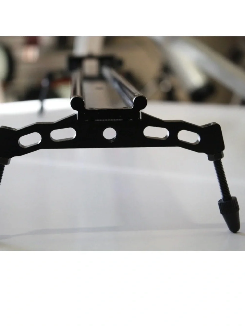 Coocheer Black Camera Slider Rail with Tripod Legs